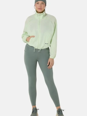Kurtka do biegania Asics zielony