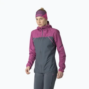 Kurtka do biegania damska DYNAFIT Alpine 3L magenta