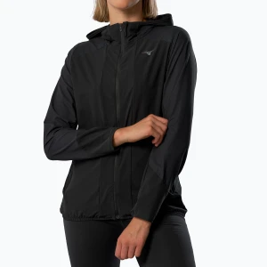 Kurtka do biegania damska Mizuno Active Alpha Hodded black