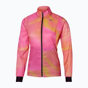 Kurtka do biegania damska Mizuno Premium Aero sangria sunset/evening