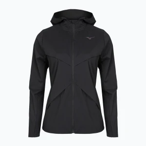 Kurtka do biegania damska Mizuno Tech Thermal Charge Hooded black
