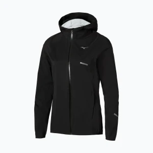 Kurtka do biegania damska Mizuno Trail Waterproof 20K Hooded black