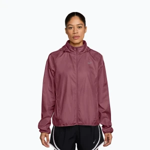 Kurtka do biegania damska Nike Tempo Repel pink smoke Bordowy