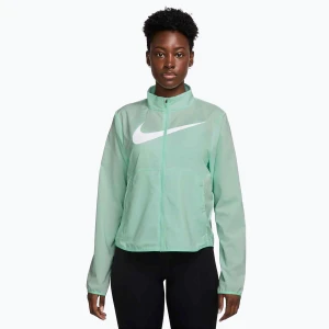 Kurtka do biegania damska Nike Tempo Swoosh Run mint foam/white Zielony