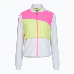 Kurtka do biegania damska Puma Run Lite Woven Ultra Jacket pink/neon/white