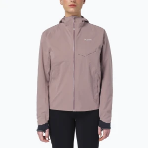 Kurtka do biegania damska Salomon Bonatti Waterproof antler Różowy