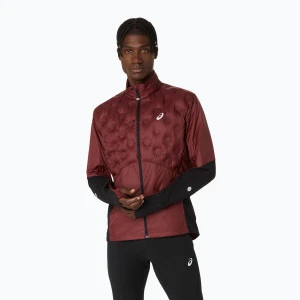 Kurtka do biegania męska ASICS Road Winter dark red planet