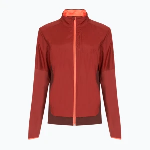Kurtka do biegania męska Brooks Fusion Hybrid copper/run raisin