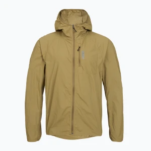 Kurtka do biegania męska HOKA Skyflow Wind Jacket caraway seed Beżowy