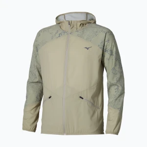 Kurtka do biegania męska Mizuno Active Alpha Hooded elm