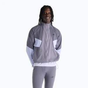 Kurtka do biegania męska New Balance Reflective RC Jacket off-line grey / smoked violet