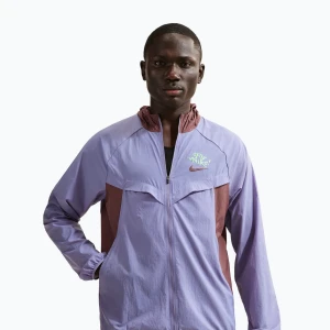 Kurtka do biegania męska Nike Fly Nike Stride iron purple/tattoo