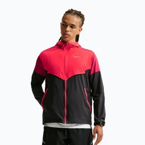 Kurtka do biegania męska Nike Impossibly Light Windrunner black / light crimson / tough red