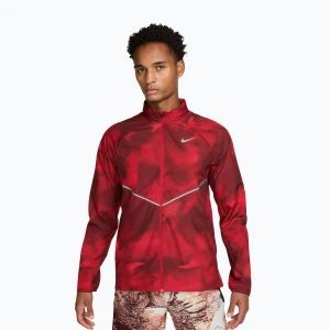 Kurtka do biegania męska Nike Miler light crimson / tough red Pomarańczowy