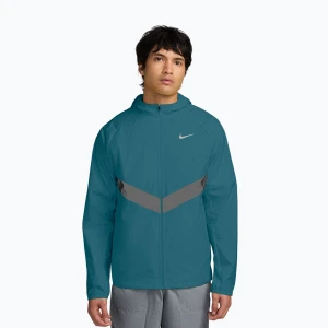 Kurtka do biegania męska Nike Miler Therma-Fit Repel Winterized bright spruce / black Niebieski