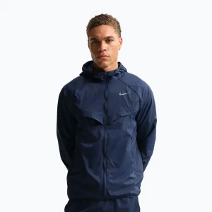 Kurtka do biegania męska Nike Stride midnight navy Granatowy