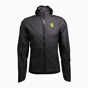 Kurtka do biegania męska SCOTT RC Run Waterproof black/yellow