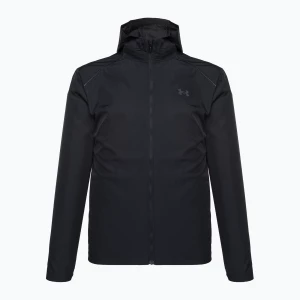 Kurtka do biegania męska Under Armour Storm Run Hooded black/jet gray/reflective