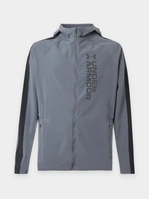 Kurtka do biegania Under Armour szary