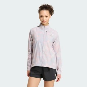 Kurtka do biegania z nadrukiem z motywami zwierzęcymi ADI365 Iconic Adidas szary