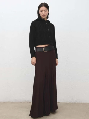 Kurtka dwurzędowa na guziki czarny - Kobieta - - MANGO