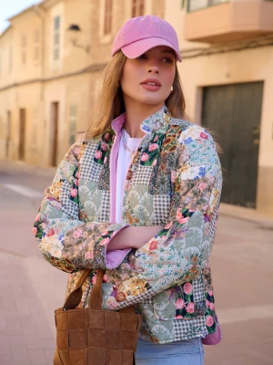 Kurtka dwustronna Pink Meadow XS