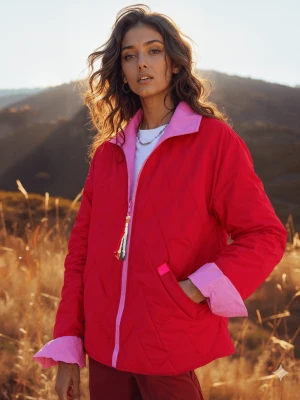 Kurtka dwustronna Poppy Strawberry Sorbet XS