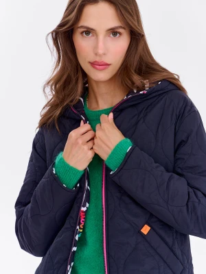 Kurtka dwustronna z kapturem Poppy Double Crush XS