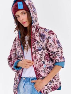 Kurtka dwustronna z kapturem Poppy Mystic Garden XS