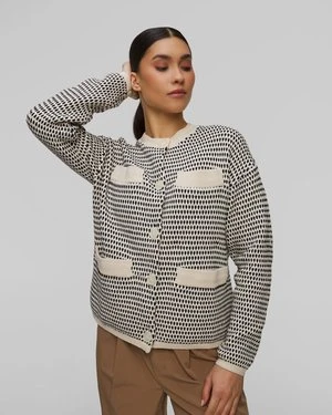 Kurtka Dzianinowa Damska Varley Tidewell Textured Knit Jacket