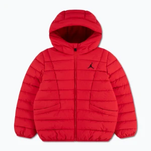 Kurtka dziecięca Jordan Midweight Puffer W / Pipping university red Nike Jordan