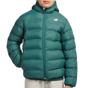 Kurtka dziecięca New Balance LAKB0036NUS - zielona