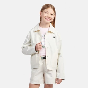 Kurtka dziecięca New Balance LAKG0095LIN – beżowa