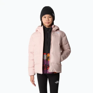 Kurtka dziecięca The North Face North Down Fleece Parka pink moss