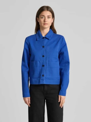 Kurtka dżinsowa o kroju relaxed fit z mieszanki bawełny organicznej model 'HOTEL AMOUR' Selected Femme