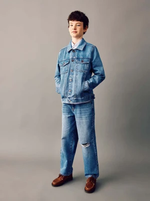 Kurtka dżinsowa średni niebieski - Dzieci - - MANGO KIDS