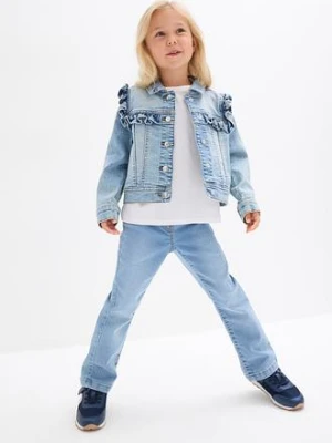 Kurtka dżinsowa z elastycznej mieszanki bawełny organicznej bonprix