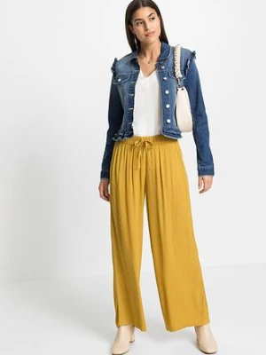 Zdjęcie produktu Kurtka dżinsowa z falbanami bonprix