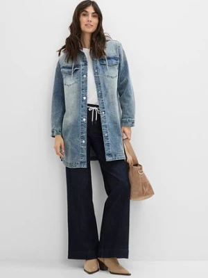 Kurtka dżinsowa z kapturem bonprix