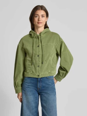 Kurtka dżinsowa z kapturem i kieszeniami wpuszczanymi Marc Cain