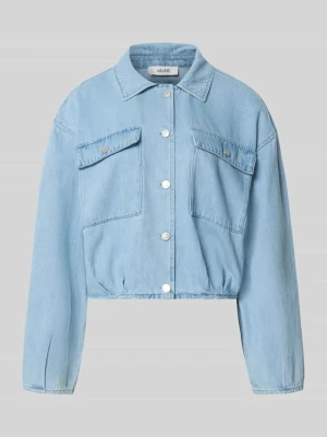 Kurtka dżinsowa z kieszeniami na piersi model 'Geviva' MbyM