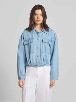Kurtka dżinsowa z kieszeniami na piersi model 'Geviva' MbyM