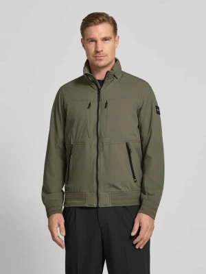 Kurtka funkcjonalna z kołnierzem szalowym w kroju regular fit Tom Tailor