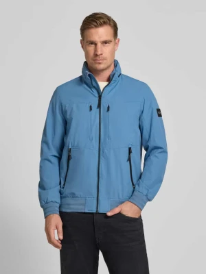 Kurtka funkcjonalna z kołnierzem szalowym w kroju regular fit Tom Tailor