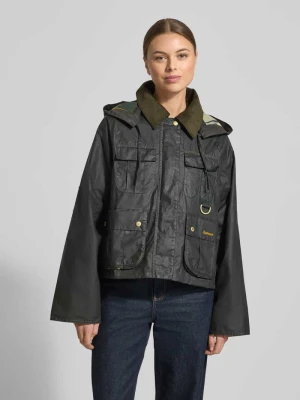 Kurtka funkcyjna o kroju regular fit z czystej bawełny model ‘LIZA’ Barbour