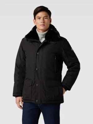 Kurtka funkcyjna o kroju regular fit z kieszeniami zapinanymi na zamek błyskawiczny model ‘HALIFAX’ Wellensteyn