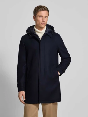 Kurtka funkcyjna o kroju regular fit z mieszanki wełny, model „MONREALE” Geox