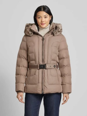 Kurtka funkcyjna o kroju shaped fit z paskiem w talii model ‘BELTIQUE’ Wellensteyn