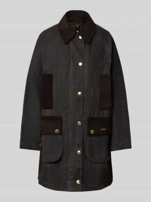kurtka funkcyjna w kroju regular fit z czystej woskowanej bawełny Barbour Oliwkowy