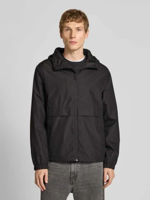 Kurtka funkcyjna z kapturem i kieszeniami zapinanymi na zamek błyskawiczny Calvin Klein Jeans